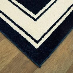 Vernon Navy 5 ft. x 7 ft. Border Area Rug by BALTA -Cheap BALTA || Norsk Store navy balta area rugs 3091566 4f 1000