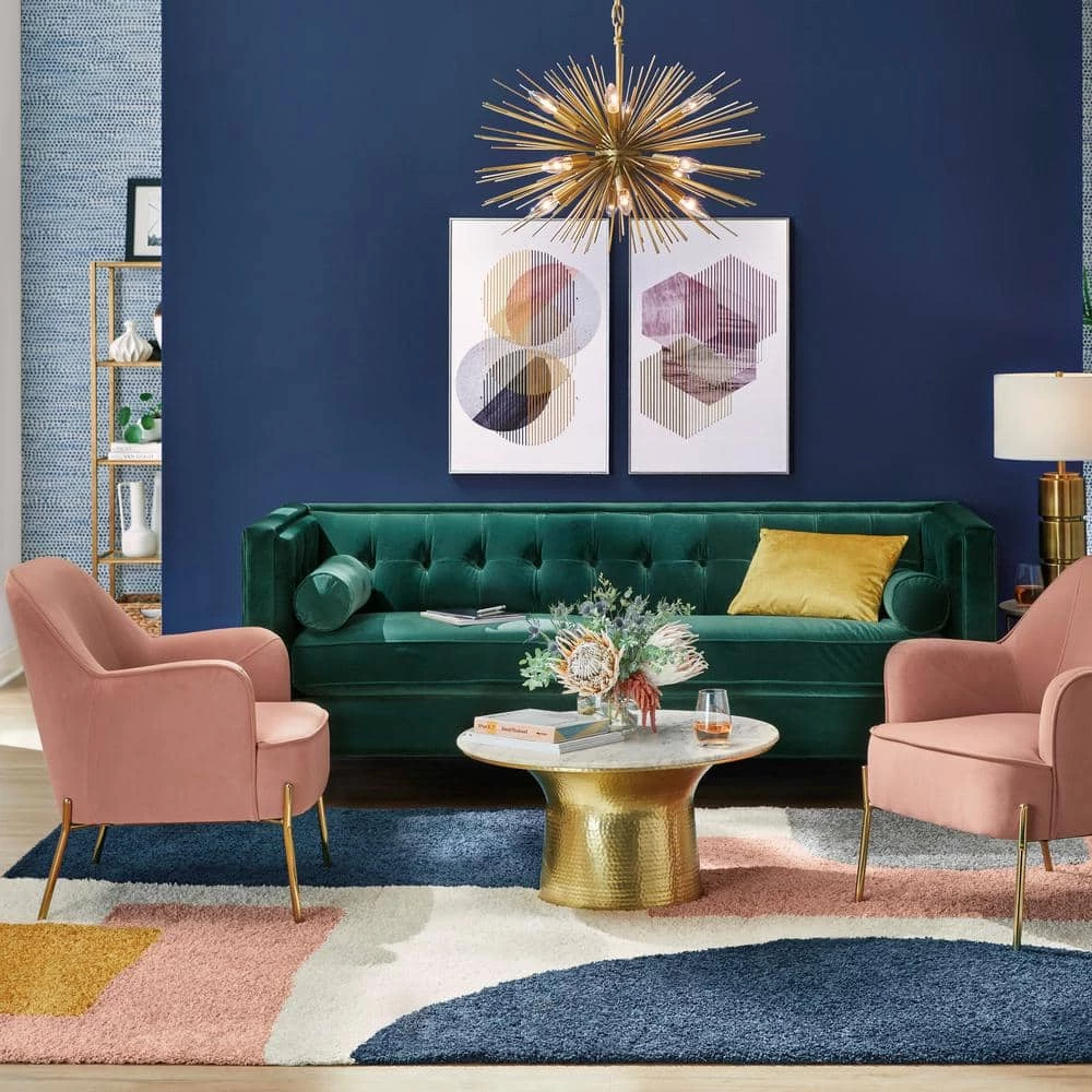 Chapelle Navy 8 ft. x 10 ft. Modern Geometric Area Rug by BALTA 5 Chapelle Navy 8 ft. x 10 ft. Modern Geometric Area Rug by BALTA - Image 3