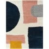 Chapelle Navy 8 ft. x 10 ft. Modern Geometric Area Rug by BALTA