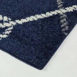 Douglas Navy 5 ft. 3 in. x 7 ft. Trellis Area Rug by BALTA -Cheap BALTA || Norsk Store navy balta area rugs 3099112 4f 1000