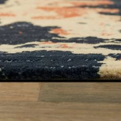 Olsen Navy/Burnt Orange 5 ft. x 7 ft. Abstract Area Rug by BALTA -Cheap BALTA || Norsk Store navy burnt orange balta area rugs 3011881 1f 1000