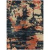 Olsen Navy/Burnt Orange 5 ft. x 7 ft. Abstract Area Rug by BALTA