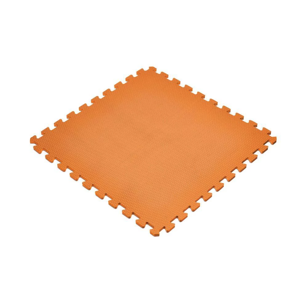 Orange 24 in. x 24 in. x 0.47 in. Foam Interlocking Floor Mat (6-Pack) by Norsk 7 Orange 24 in. x 24 in. x 0.47 in. Foam Interlocking Floor Mat (6-Pack) by Norsk - Image 5