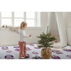 Reversible Owls/Purple Children's Designer 24 in. x 24 in. x 0.47 in. Foam Mats (4-Pack) by Norsk -Cheap BALTA || Norsk Store owls norsk gym floor tiles 270347 31 1000