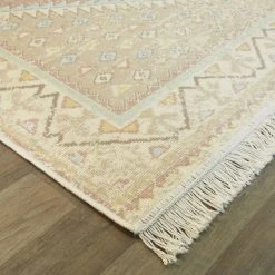 Cervantes Pink 5 ft. 3 in. x 7 ft. Geometric Area Rug by BALTA -Cheap BALTA || Norsk Store pink balta area rugs 3091320 4f 1000
