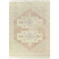Cervantes Pink 5 ft. 3 in. x 7 ft. Geometric Area Rug by BALTA