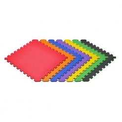 Rainbow Pack/Black 24 in. x 24 in. EVA Foam Truly Reversible Interlocking Tile (24-Tile) by Norsk -Cheap BALTA || Norsk Store rainbow pack black norsk gym floor tiles 240751 4 40 1000