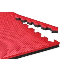 Red/Black 24 in. x 24 in. EVA Foam Truly Reversible Sport MMA Interlocking Tile (16-Tile) by Norsk -Cheap BALTA || Norsk Store red black norsk gym floor tiles 240379 4 1d 1000