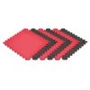 Red/Black 24 in. x 24 in. EVA Foam Truly Reversible Interlocking Tile (24-Tile) by Norsk -Cheap BALTA || Norsk Store red black norsk gym floor tiles 240451 4 64 1000