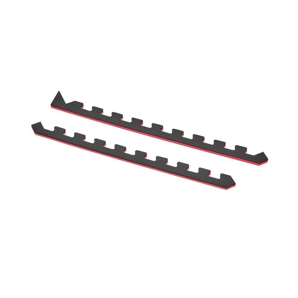 Red/Black 24 in. x 24 in. EVA Foam Truly Reversible Interlocking Tile (48-Tile) by Norsk 8 Red/Black 24 in. x 24 in. EVA Foam Truly Reversible Interlocking Tile (48-Tile) by Norsk - Image 6