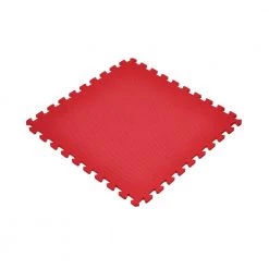 Red 24 in. x 24 in. x 0.47 in. Foam Interlocking Floor Mat (6-Pack) by Norsk -Cheap BALTA || Norsk Store red norsk gym floor tiles 240647 1d 1000