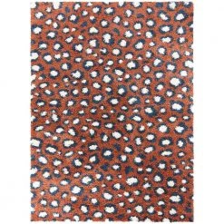 Alma Leopard Print Rust 8 ft. x 10 ft. Area Rug by BALTA