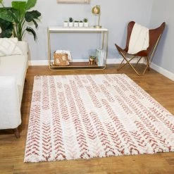 Elena Rust 5 ft. x 7 ft. Arrow Transitional Area Rug by BALTA -Cheap BALTA || Norsk Store rust balta area rugs 3007476 e1 1000