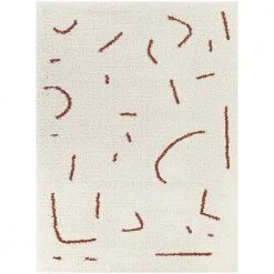 Kiefer Rust 5 ft. 3 in. x 7 ft. Abstract Area Rug by BALTA