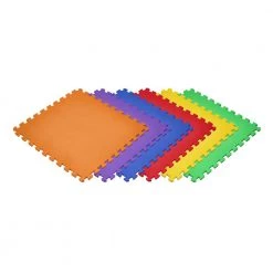Rainbow 24 in. x 24 in. x 0.47 in. Foam Interlocking Floor Mat (6-Pack) by Norsk