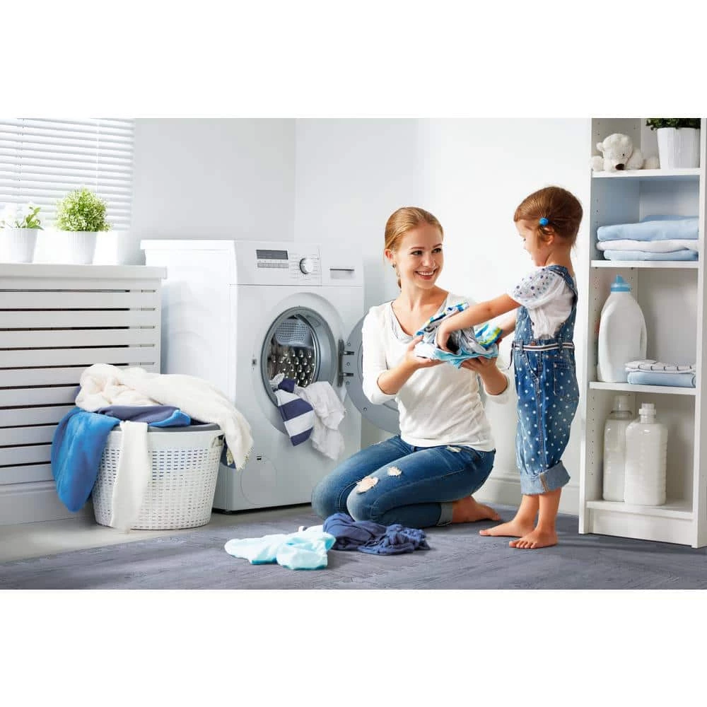 Reversible Stone Gray/Black Faux Wood 24 in. x 24 in. x 0.47 in. Foam Mats (4-Pack) by Norsk 8 Reversible Stone Gray/Black Faux Wood 24 in. x 24 in. x 0.47 in. Foam Mats (4-Pack) by Norsk - Image 7