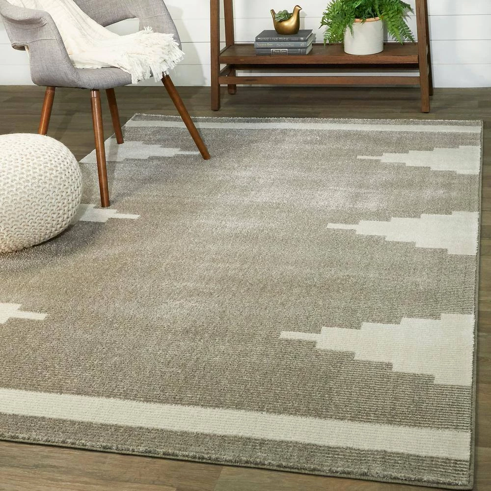 Ulsrud Tan 5 ft. x 7 ft. Transitional Area Rug by BALTA 4 Ulsrud Tan 5 ft. x 7 ft. Transitional Area Rug by BALTA - Image 2