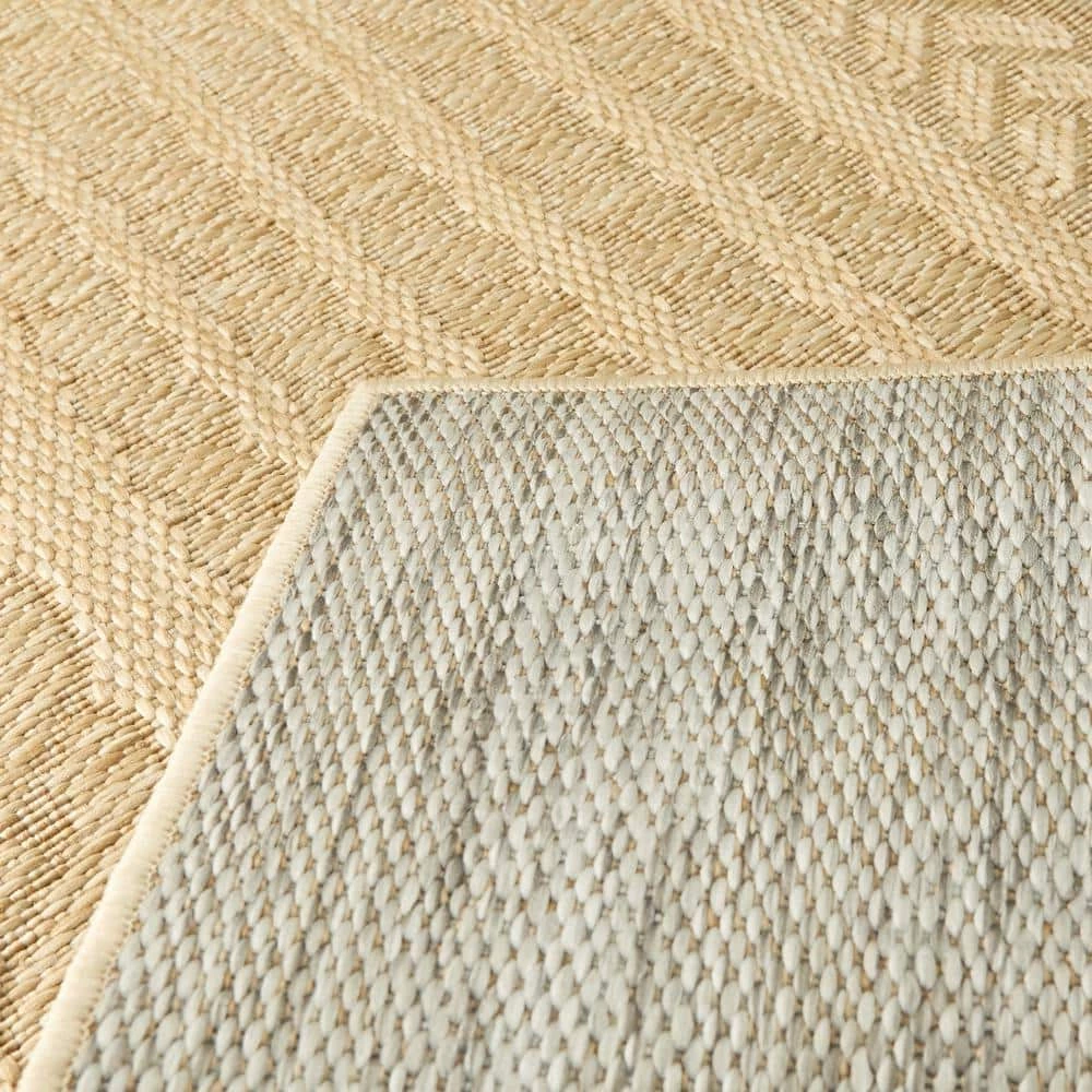 Wagner Tan 5 ft. x 7 ft. Flatweave Border Indoor/Outdoor Area Rug by BALTA 5 Wagner Tan 5 ft. x 7 ft. Flatweave Border Indoor/Outdoor Area Rug by BALTA - Image 3