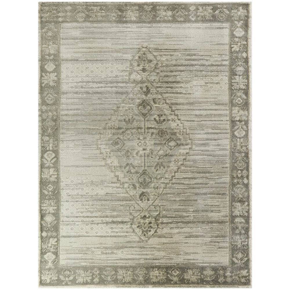 Strauss Taupe 5 ft. x 7 ft. Vintage Oriental Area Rug by BALTA 3 Strauss Taupe 5 ft. x 7 ft. Vintage Oriental Area Rug by BALTA