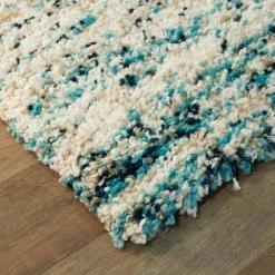 Eastleigh Teal 5 ft. x 7 ft. Abstract Shag Area Rug by BALTA -Cheap BALTA || Norsk Store teal balta area rugs 3091705 4f 1000