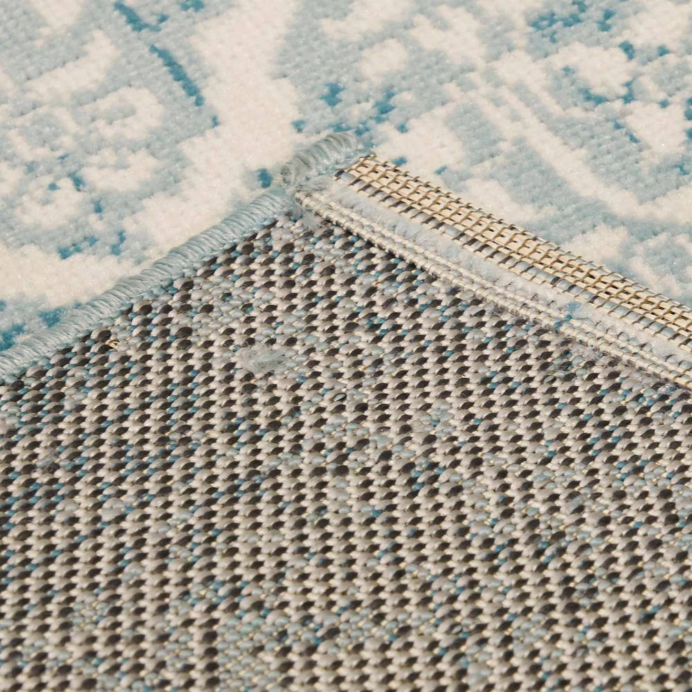 Sievert Teal 8 ft. x 10 ft. Indoor/Outdoor Area Rug by BALTA 5 Sievert Teal 8 ft. x 10 ft. Indoor/Outdoor Area Rug by BALTA - Image 3