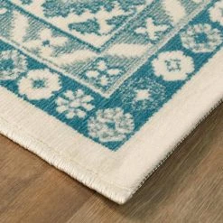 Amit Teal 5 ft. x 7 ft. Indoor/Outdoor Area Rug by BALTA -Cheap BALTA || Norsk Store teal balta outdoor rugs 3003353 4f 1000