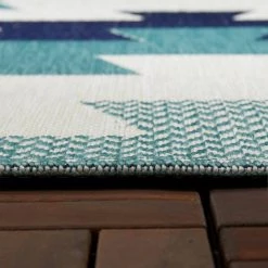 Levete Teal 8 ft. x 10 ft. Southwestern Indoor/Outdoor Area Rug by BALTA -Cheap BALTA || Norsk Store teal balta outdoor rugs 3010045 1f 1000