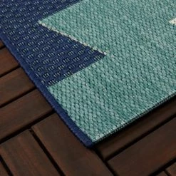 Levete Teal 8 ft. x 10 ft. Southwestern Indoor/Outdoor Area Rug by BALTA -Cheap BALTA || Norsk Store teal balta outdoor rugs 3010045 4f 1000