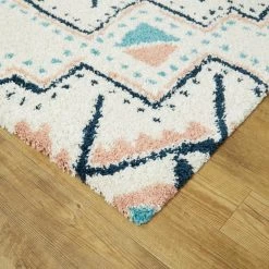 Dakarai Southwestern Shag White 5 ft. x 7 ft. Area Rug by BALTA -Cheap BALTA || Norsk Store white balta area rugs 3006067 4f 1000