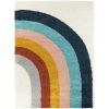 Amelia Rainbow Shag White 5 ft. x 7 ft. Area Rug by BALTA -Cheap BALTA || Norsk Store white balta area rugs 3006106 64 1000