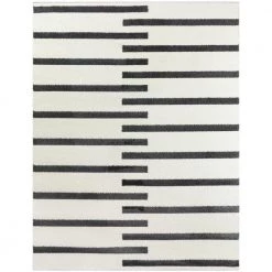 Colter White 5 ft. x 7 ft. Modern Striped Area Rug by BALTA