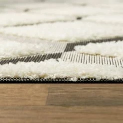 Soller White 8 ft. x 10 ft. Geometric Shag Area Rug by BALTA -Cheap BALTA || Norsk Store white balta area rugs 3009697 1f 1000