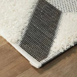 Soller White 8 ft. x 10 ft. Geometric Shag Area Rug by BALTA -Cheap BALTA || Norsk Store white balta area rugs 3009697 4f 1000