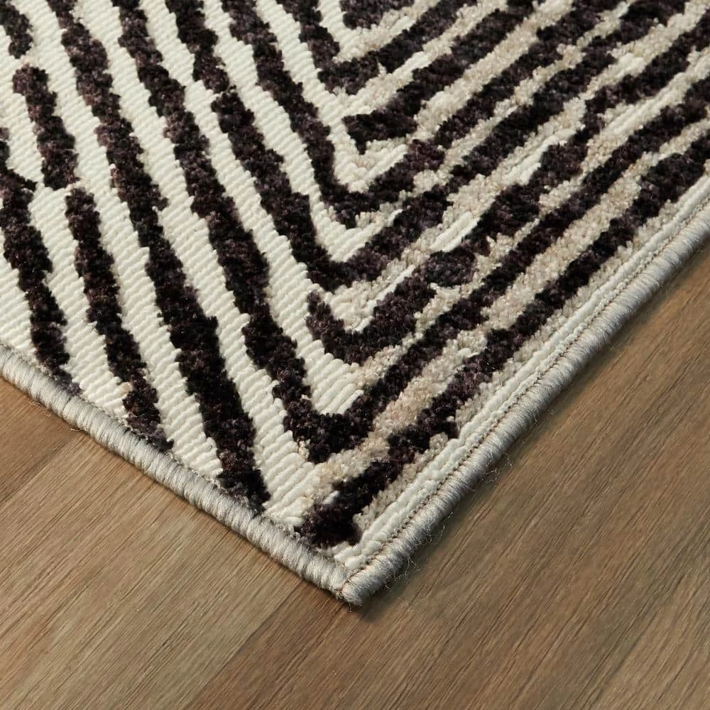 Sartre White 5 ft. x 7 ft. Abstract Area Rug by BALTA 6 Sartre White 5 ft. x 7 ft. Abstract Area Rug by BALTA - Image 4