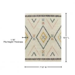 Culver White 8 ft. x 10 ft. Berber Shag Area Rug by BALTA -Cheap BALTA || Norsk Store white balta area rugs 3011971 76 1000