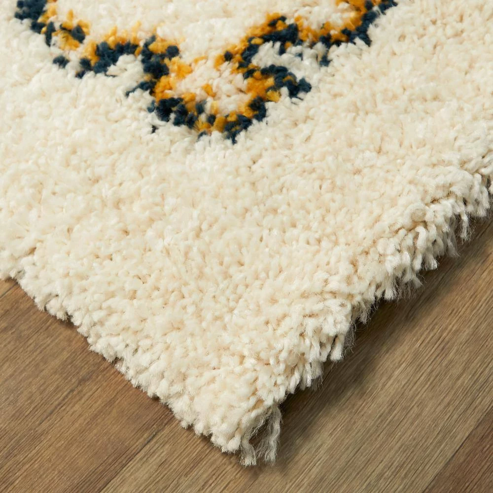 Bandele White 5 ft. x 7 ft. Berber Shag Area Rug by BALTA 6 Bandele White 5 ft. x 7 ft. Berber Shag Area Rug by BALTA - Image 4