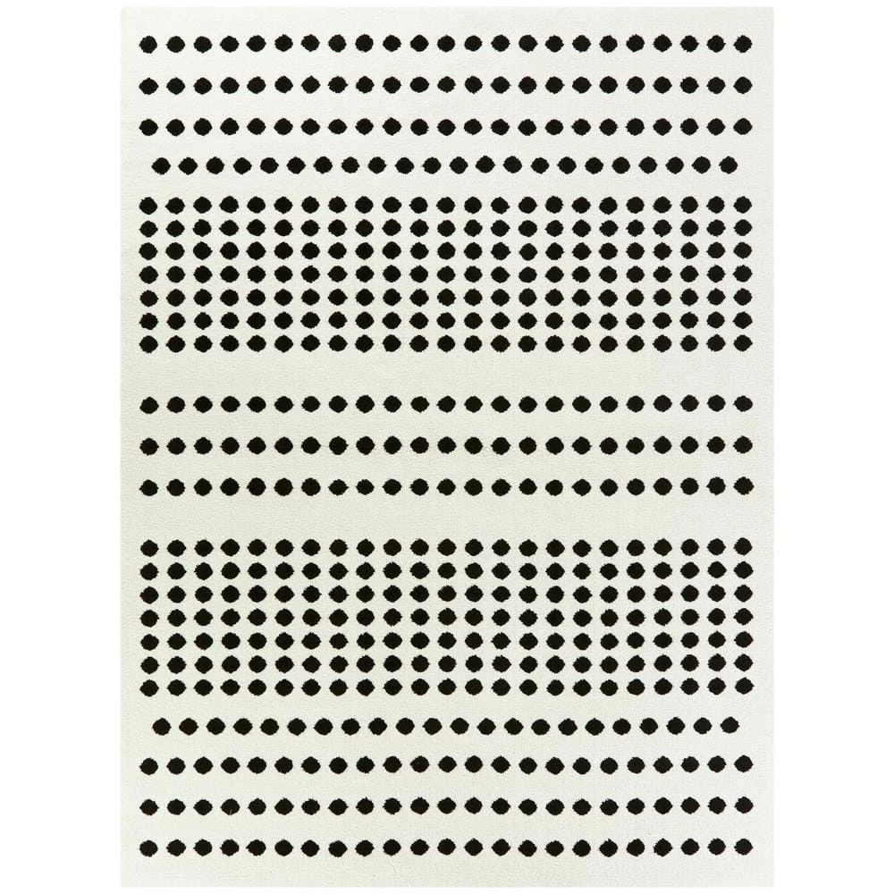 Seurat White 8 ft. x 10 ft. Modern Dots Area Rug by BALTA 3 Seurat White 8 ft. x 10 ft. Modern Dots Area Rug by BALTA