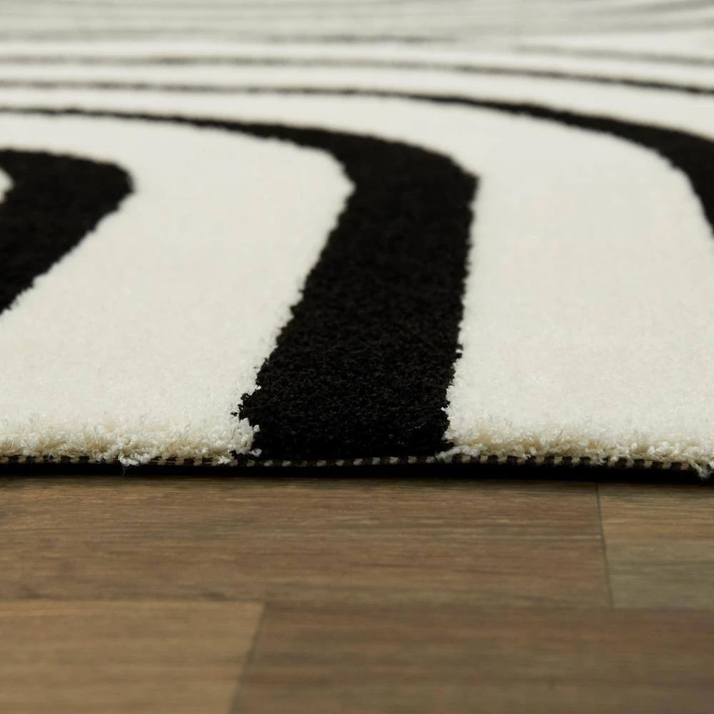 Thompson White 8 ft. x 10 ft. Contemporary Area Rug by BALTA 7 Thompson White 8 ft. x 10 ft. Contemporary Area Rug by BALTA - Image 5