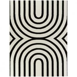 Thompson White 8 ft. x 10 ft. Contemporary Area Rug by BALTA