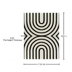 Thompson White 8 ft. x 10 ft. Contemporary Area Rug by BALTA 13 Thompson White 8 ft. x 10 ft. Contemporary Area Rug by BALTA -Cheap BALTA || Norsk Store white balta area rugs 3091462 76 1000