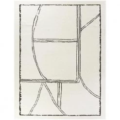 Webster White 8 ft. x 10 ft. Abstract Modern Area Rug by BALTA