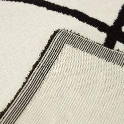 Cajal White 5 ft. 3 in. x 7 ft. Abstract Area Rug by BALTA -Cheap BALTA || Norsk Store white balta area rugs 3095039 c3 1000